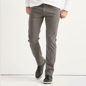 Luck Brand 110 skinny jeans in grey twill 31/32
